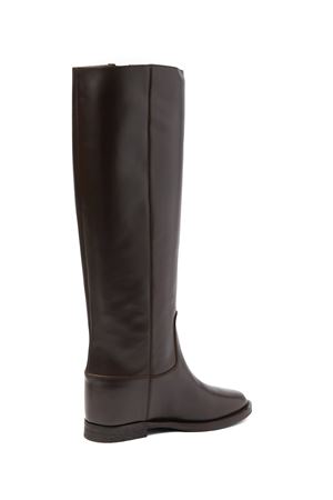 Brown leather high boot VIA ROMA 15 | 2568PELLETESTADIMORO